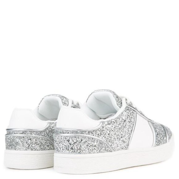 Silver Glitter Sneakers - Picture 2 of 3